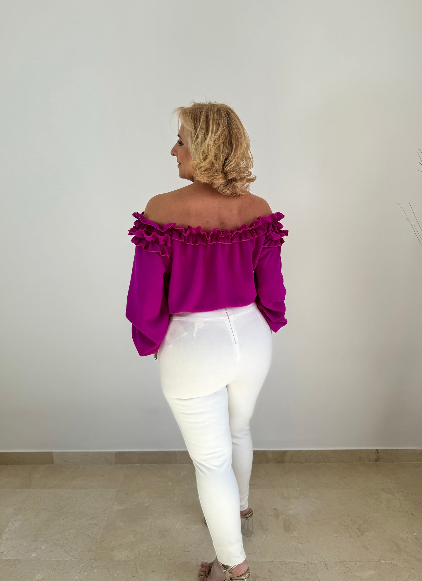 Blusa de volantes